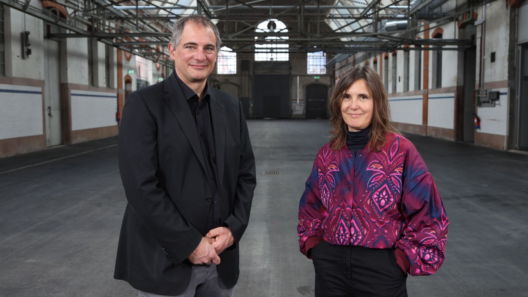 Olivier Schinz et Simone Töndury. © La Chaux-de-Fonds Capitale culturelle suisse / Pablo Fernandez