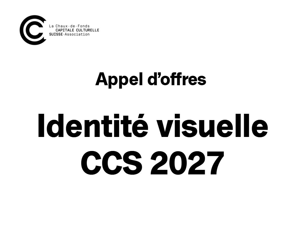 Appel d’offres pour l’identité visuelle de CCS 2027